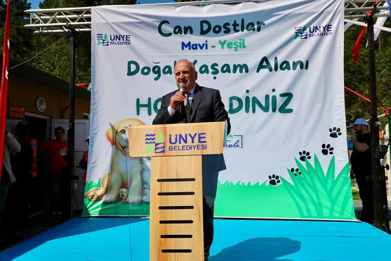 Ünye Can Dostlar Mavi-Yeşil Doğal Yaşam Alanı Hizmete Açıldı