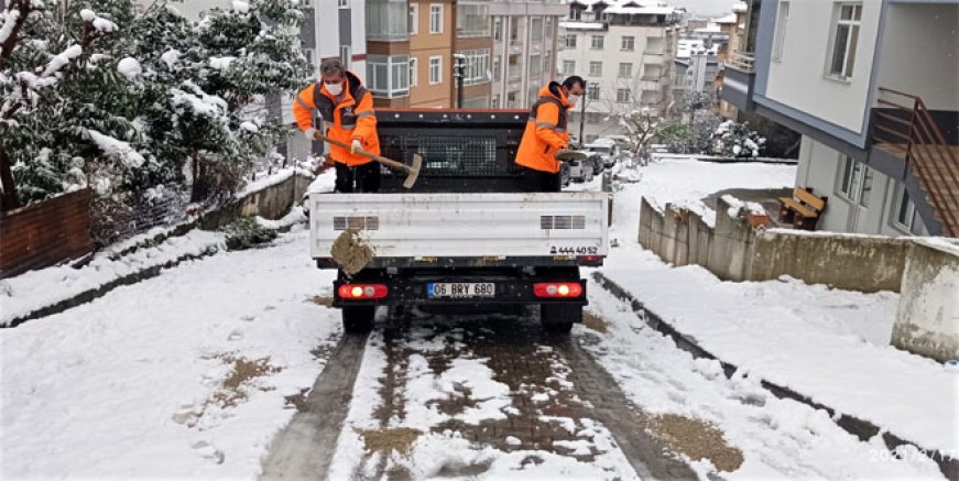 ALTINORDU BELEDİYESİ 73 OLAYA MÜDAHALE ETTİ