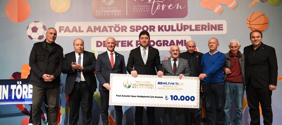ALTINORDU BELEDİYESİNDE DURMAK YOK DESTEĞE DEVAM