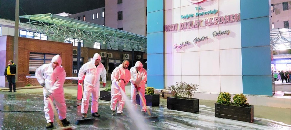ALTINORDU HİJYEN SEFERBERLİĞİNDE KIŞ TEDBİRLERİ DEVREDE
