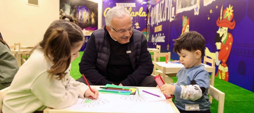 BAŞKAN GÜLER ÇOCUKLARIN COŞKUSUNA ORTAK OLDU