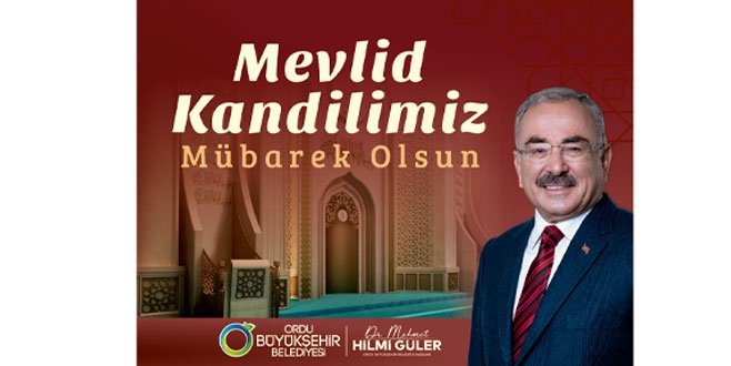 BAŞKAN GÜLER’DEN MEVLİD KANDİLİ MESAJI 