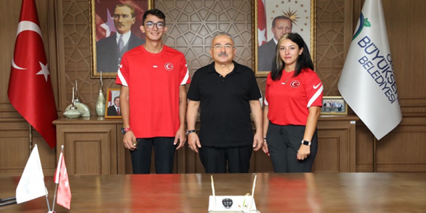 BAŞKAN GÜLER TÜRKİYE’NİN GURURLARINI AĞIRLADI