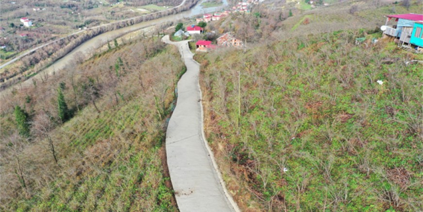 BETON YOL PROGRAMININ KAYABAŞI MAHALLESİ ETABI DA TAMAMLANDI 