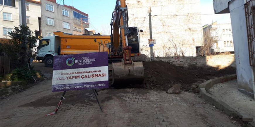 BÜYÜKŞEHİR FATSA’DA ÇALIŞIYOR