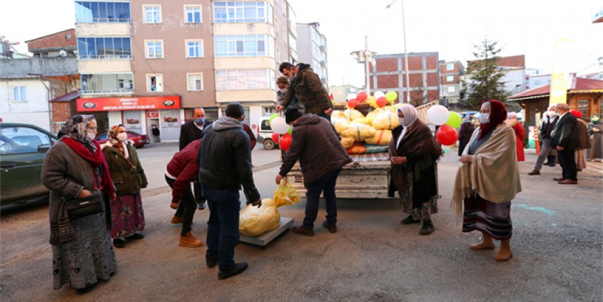 BÜYÜKŞEHİR İLE ÜRETİCİNİN YÜZÜ GÜLÜYOR