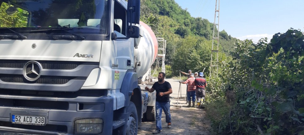 BÜYÜKŞEHİR, KORGAN’I BETON YOLLARLA BULUŞTURUYOR