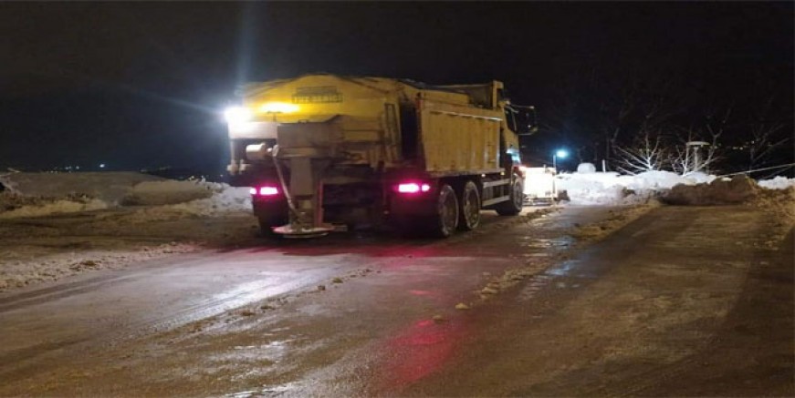 BÜYÜKŞEHİR’LE YOLLAR GÜVENDE