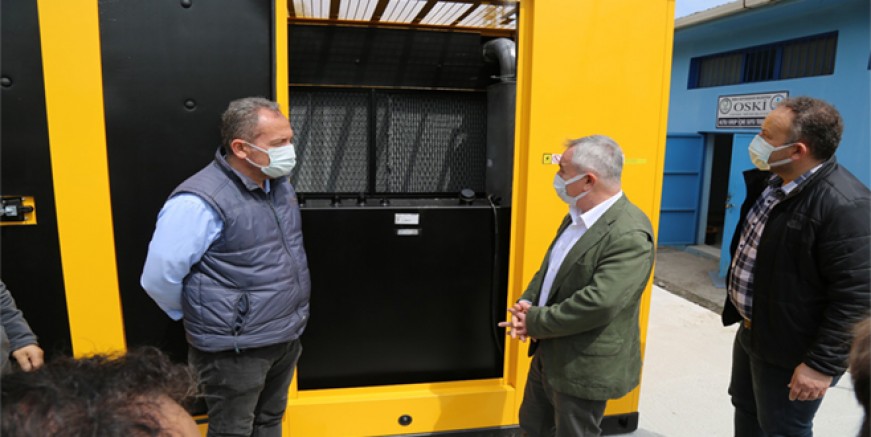 FATSA'DA SU KESİNTİSİNE JENERATÖR ÖNLEMİ