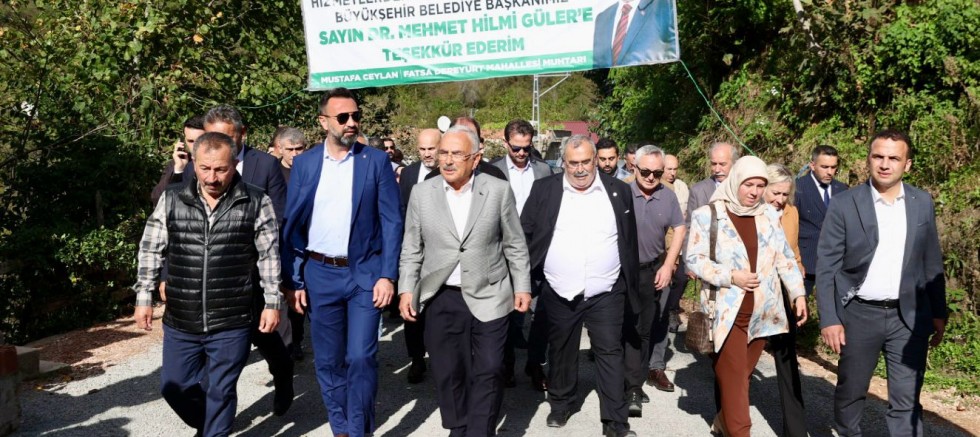 FATSA DEREYURT’TA MUTLU SON 