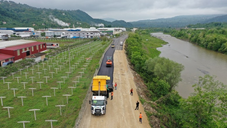 FATSA OSB’DE ASFALT SEVİNCİ