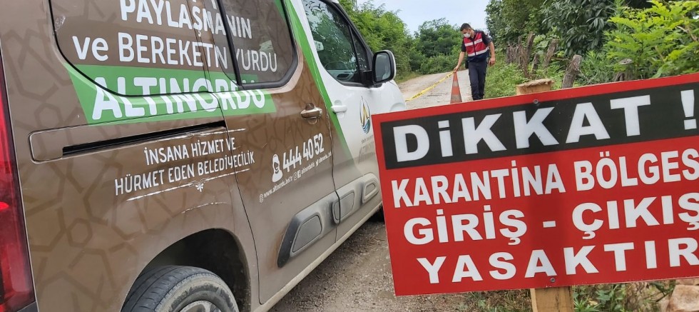 KARANTİNADAKİ MAHALLELERE DESTEK