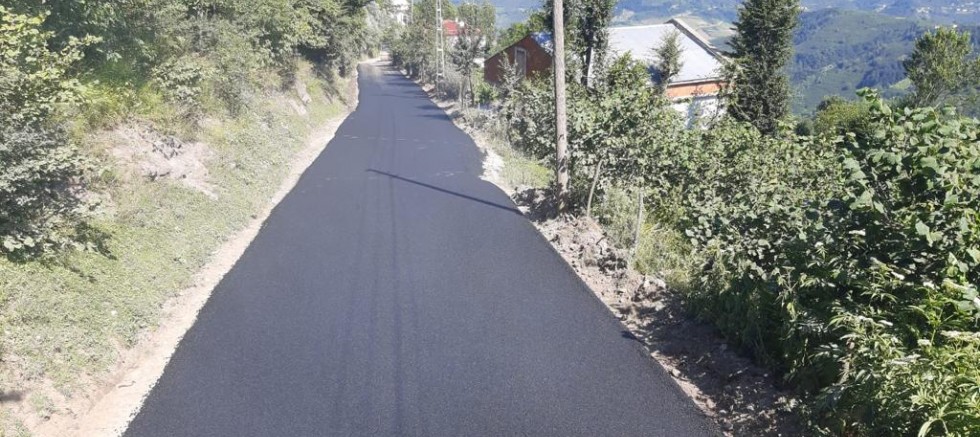 KORGAN’IN DÖRT MAHALLESİNE SICAK ASFALT