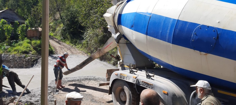 KORGAN’IN MAHALLE YOLLARI BETONLA BULUŞUYOR
