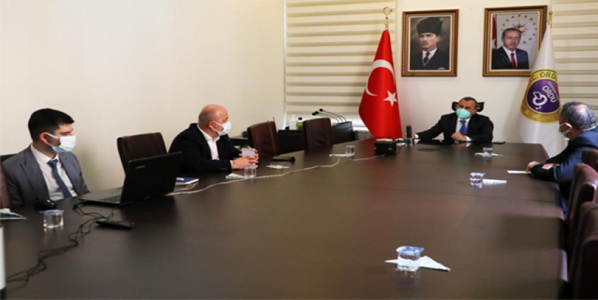 KORONAVİRÜS PANDEMİSİ DEĞERLENDİRME TOPLANTISI YAPILDI