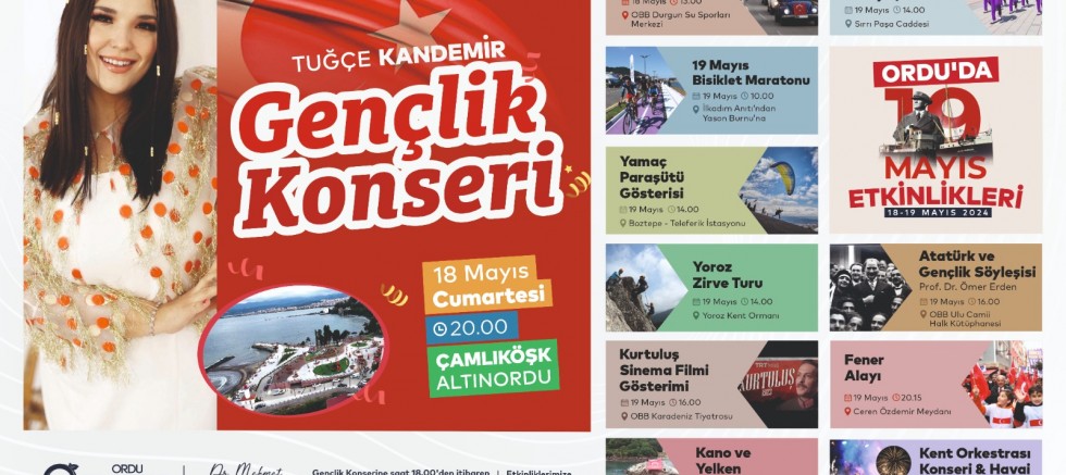 ORDU 2 GÜN BOYUNCA ŞENLENECEK 