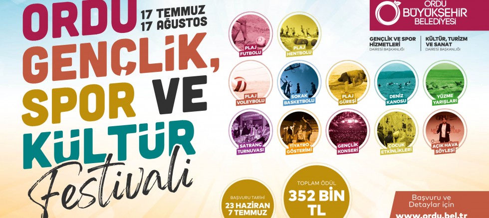 ORDU’DA 1 AY FESTİVAL VAR!