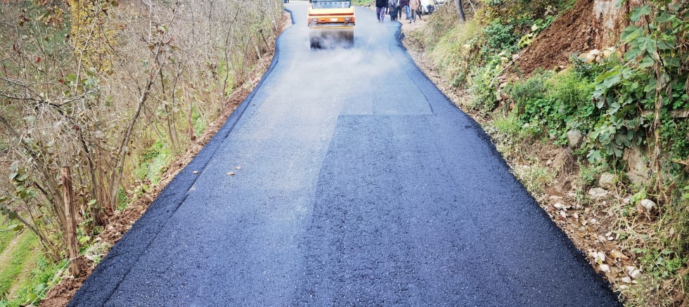 ORDU’DA ASFALT SEFERBERLİĞİ SÜRÜYOR