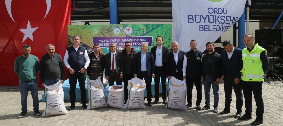 ORDU’DA ÂTIL ARAZİLER ÜRETİME KAZANDIRILIYOR
