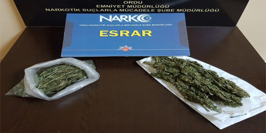 ORDU’DA UYUŞTURUCUYA GEÇİT YOK