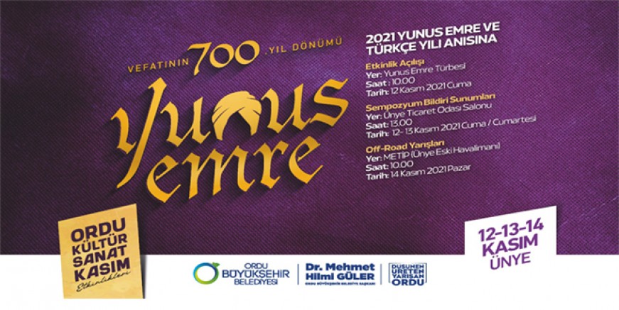 ORDU’DA “YUNUS EMRE VE TÜRKÇE YILI” ETKİNLİKLERİ 