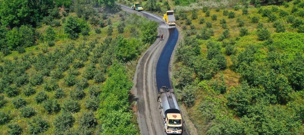 ORDU’DAN SAMSUN’A BAĞLANTI SAĞLAYAN YOLDA SON DÜZLÜK
