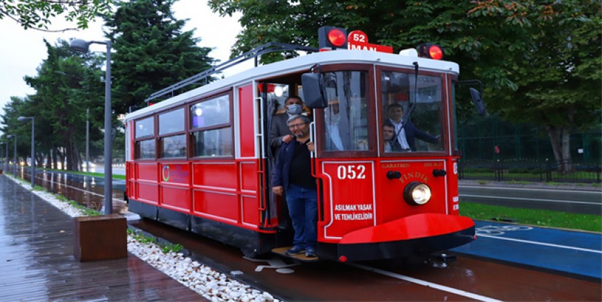 ORDU SAHİLİNE NOSTALJİK TRAMVAY