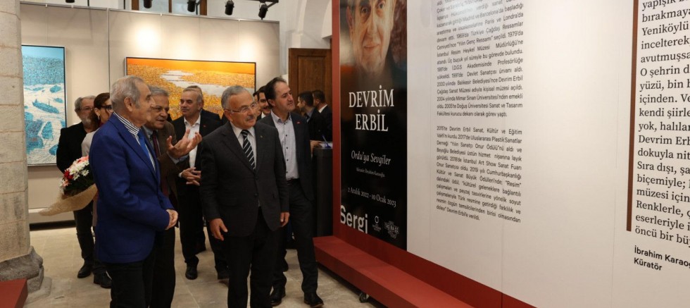 “ORDU’YA SEVGİLER” RESİM SERGİSİ AÇILDI 