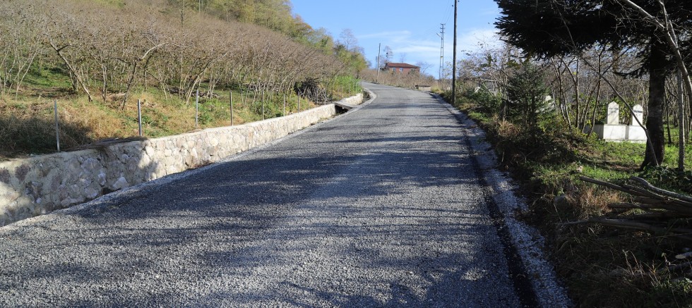 PERŞEMBE-BOĞAZCIK YOLU ASFALTLANDI
