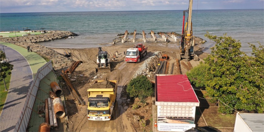 TARİHİ İSKELE SAĞLAM TEMELLER ÜZERİNE YENİDEN İNŞA EDİLİYOR