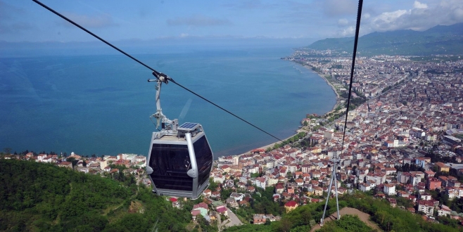 TELEFERİK HİZMETE AÇILDI