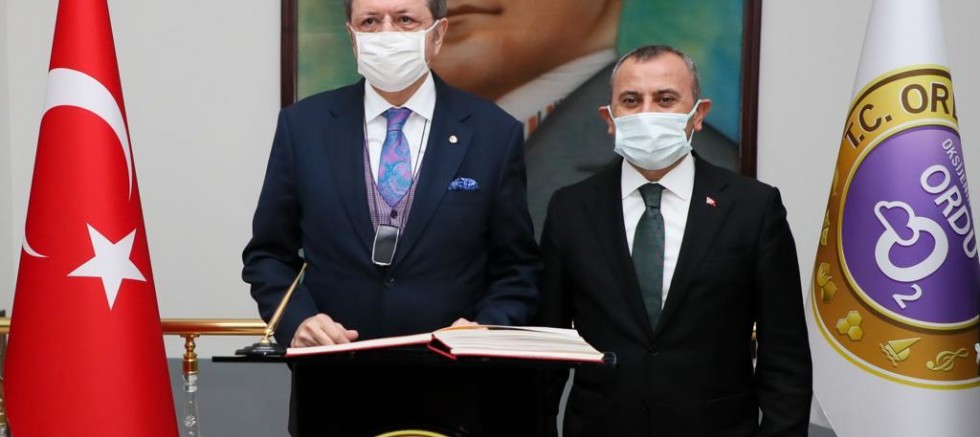 TOBB BAŞKANI HİSARCIKLIOĞLU, VALİ SONEL’İ ZİYARET ETTİ