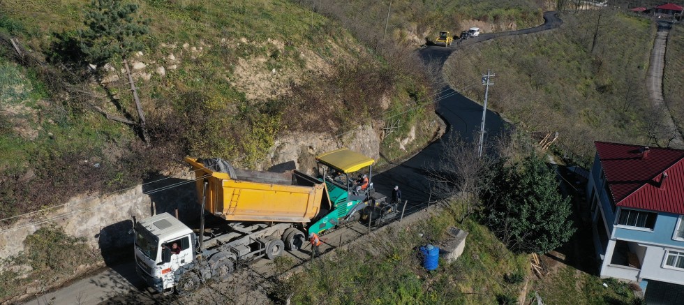 ULUBEY KIZILEN-ÇUBUKLU GRUP YOLU ASFALTLANIYOR
