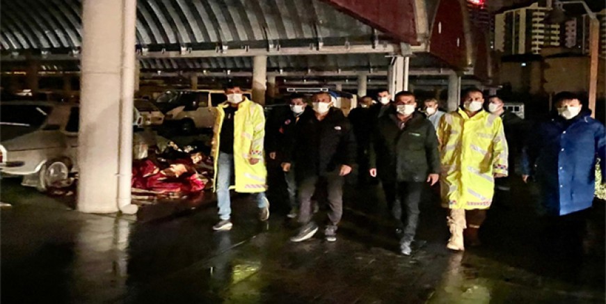 VALİ SONEL, ÇALIŞMALARA EŞLİK ETTİ