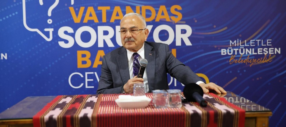 VATANDAŞ SORDU BAŞKAN GÜLER CEVAPLADI